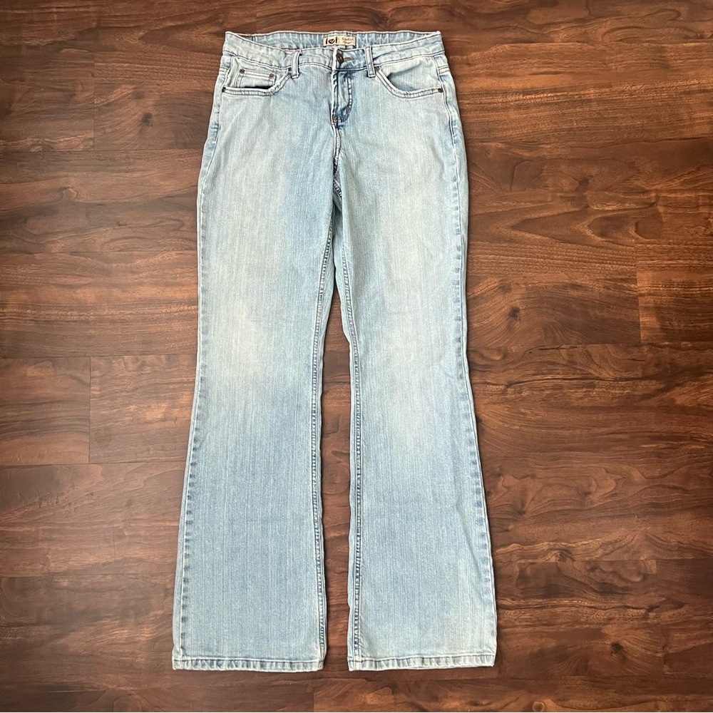 L.E.I. Sophia Hiphugger Light Denim Blue Jeans Y2K Women’s Size 9